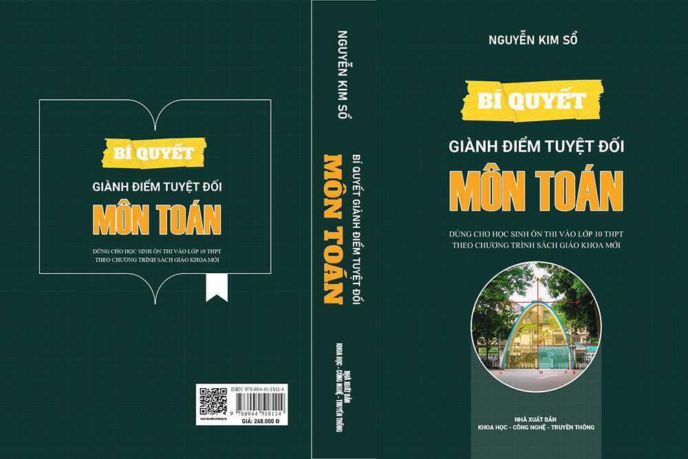 BÍ QUYẾT GIÀNH ĐIỂM TUYỆT ĐỐI MÔN TOÁN DÙNG CHO HỌC SINH ÔN THI VÀO LỚP 10 THPT